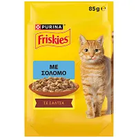 Friskies Γάτας με Σολομό σε Σάλτσα 85gr