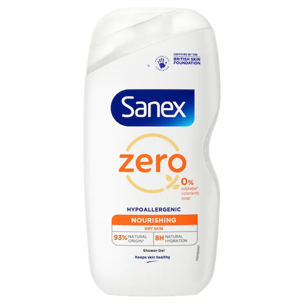 Sanex Zero% Nourishing Shower Gel 600ml