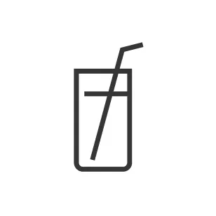 κανάτα νερού γυάλινη με καπάκι φίλτρου 1,5L