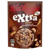 Δημητριακά Extra με Σοκολάτα & Ξηρούς Καρπούς Kellogg's (4...