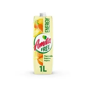AMITA Free Πορτοκάλι Καρότο Λεμόνι 1L