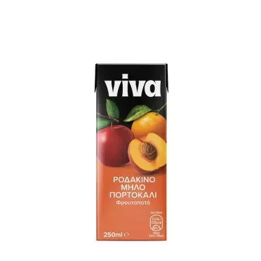 VIVA FRESH ΡΟΔ-ΜΗΛ-ΠΟΡΤ.ΦΡΟΥΤ/ΤΟ 250ML.