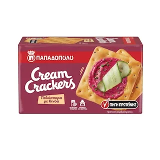 CREAM CRACKERS Κράκερς Πολύσπορα Κινόα 195g