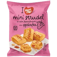 Χρυσή Ζύμη Mini Strudel Φράουλα Κατεψυγμένα 500gr