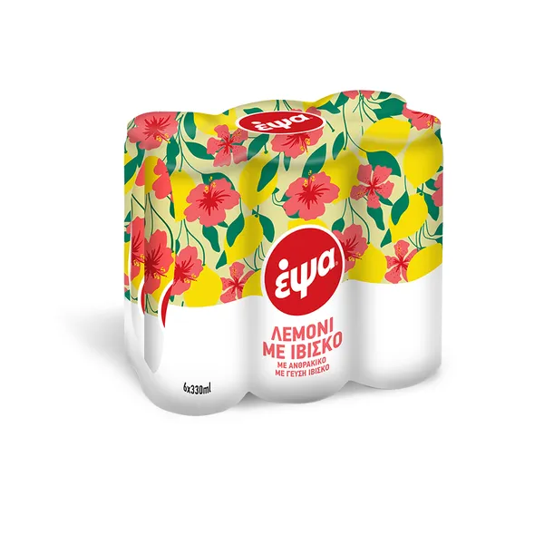 Έψα Λεμονάδα Με Ιβίσκο 6x330ml.