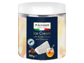Παγωτό με Ricotta - μέλι - σοκολάτα
