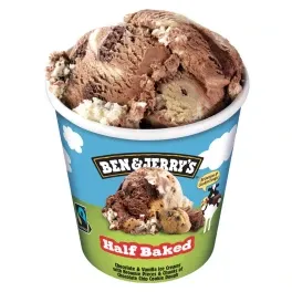 Ben & Jerry's Παγωτό Half Baked Brownies & Cookie Dough 465ml
