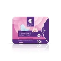 GLOW & BEAUTY Σερβιέτες Luxury Ultra Long 10τεμ.