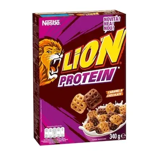 LION Δημητριακά Protein Καραμέλα Σοκολάτα 340g