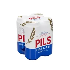 PILS HELLAS ΜΠΥΡΑ ΚΟΥΤΙ 4X500ML