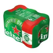 Heineken Μπύρα Lager Κουτί 6x330ml