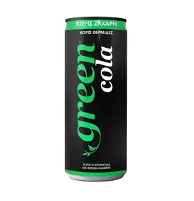 GREEN Cola Χωρίς ζάχαρη 330ml
