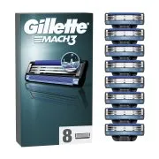 GILLETTE Mach3 Ανταλλακτικές Κεφαλές Ξυρίσματος 8τεμ