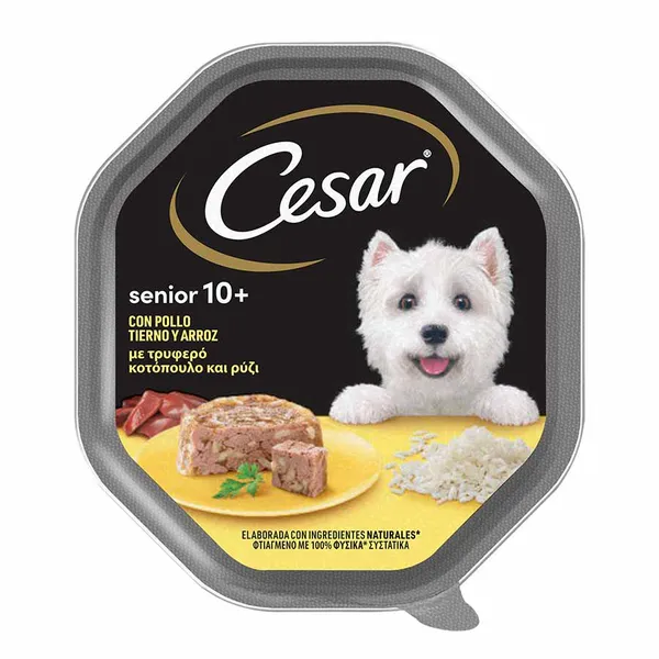 Cesar Σκυλοτροφή Κοτόπουλο & Ρύζι 150γρ.