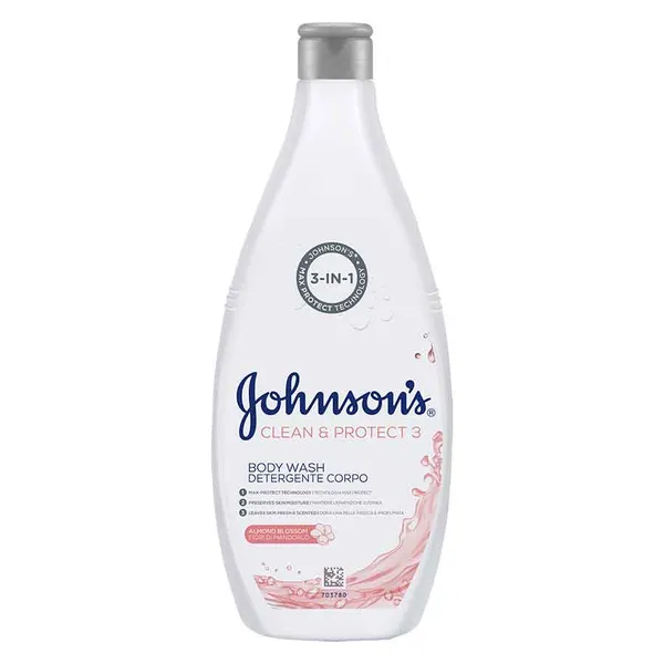 Johnson's Clean & Protect 3 Almond Αφρόλουτρο 750ml