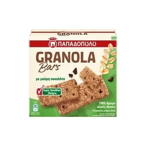 Granola Bars Σοκολάτα Χωρίς Ζάχαρη