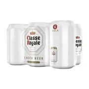 CLASSE ROYALE Μπίρα Lager 6x330ml