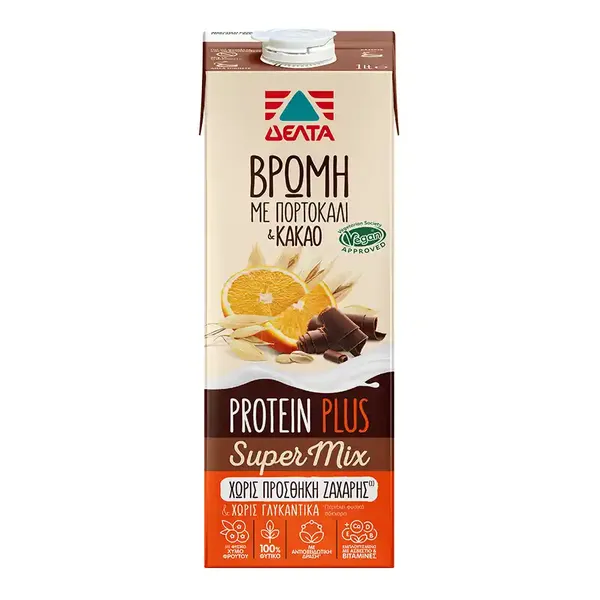 Δέλτα Φυτικό Ρόφημα Βρώμης Choco Orange 1lt.