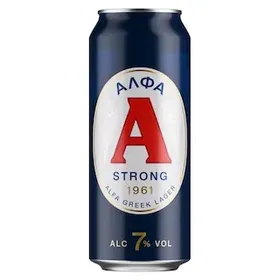 ΑΛΦΑ Μπύρα Strong Lager Κουτί 500ml