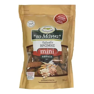 ΜΑΝΝΑ Παξιμάδια Βρώμης Mini 280g