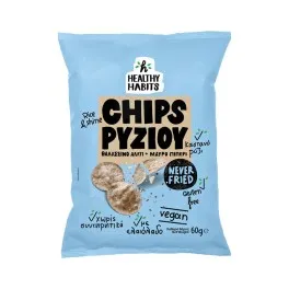 Healthy Habits Chips Ρυζιού Αλάτι & Πιπέρι 60gr