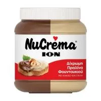 Nucrema ION πραλίνα φουντουκιού ή δίχρωμη 380gr
