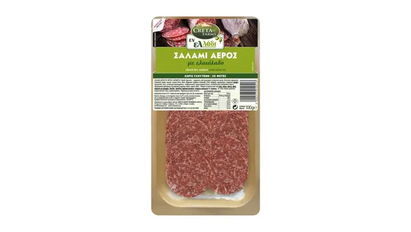 Creta Farms Εν Ελλάδι Σαλάμι Αέρος Πικάντικο Τιμ... -15 φέτες / 200g