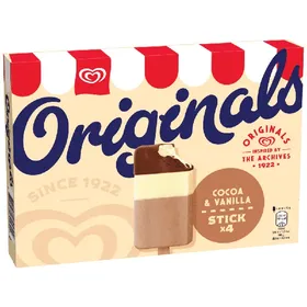 originals multipack ξυλάκι βανίλια/σοκολάτα