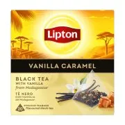LIPTON Μαύρο Τσάι με Βανίλια & Καραμέλα 20 φακελάκια πυραμίδα 34g