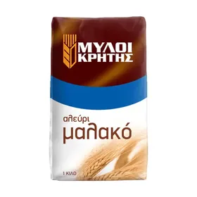 Αλεύρι μαλακό ΜΥΛΟΙ ΚΡΗΤΗΣ 1kg ΜΕ ΕΚΠΤΩΣΗ 35%