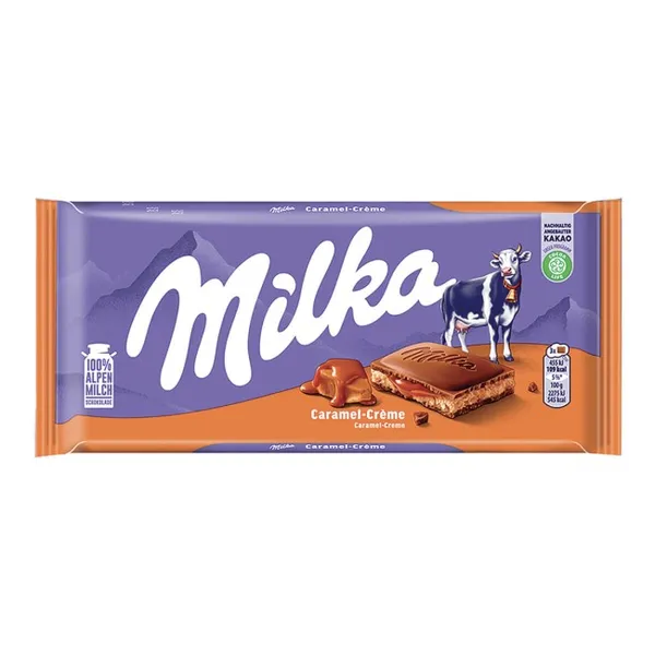 Σοκολάτα γάλακτος 100γρ (πραλίνα / καραμέλα toffi)