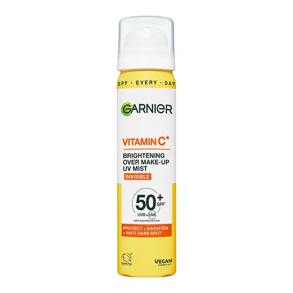 L'oreal Garnier Vitamin C Over Make Up UV Σπρέι Mist SP50+ 75ml.