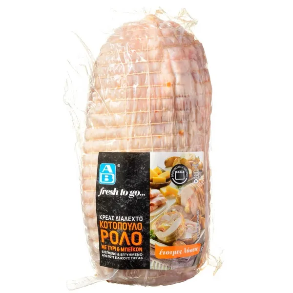 AB FRESH TO GO Ρολό Κοτόπουλο Γεμιστό Τυρί & Μπέικον Νωπό