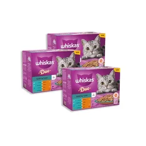 WHISKAS Surf & Turf Mix 4*85γρ.