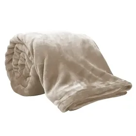 Artisti Italiani Κουβέρτα Fleece Με Κέντημα Μπεζ 200x220cm. 1 τεμ.