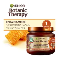 Μάσκα Επανόρθωσης Μαλλιών Honey Treasures για λιγότερο σπάσιμο Botanic Therapy Garnier 340ml