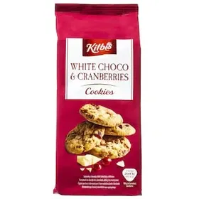 KITBIS Μπισκότα Cookies Λευκή Σοκολάτα και Κράνμπερι 200gr