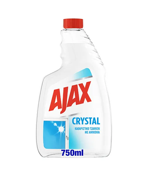 Υγρό Spray για τα Τζάμια Crystal Clean Ajax (750ml)