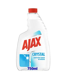 Υγρό Spray για τα Τζάμια Crystal Clean Ajax (750ml)