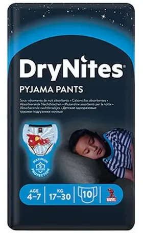 Εσώρουχα Νύχτας για Αγόρια 4-7 ετών (17-30kg) 84 τεμ.