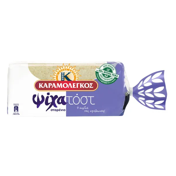 ψωμί ψίχα τοστ σταρένιο