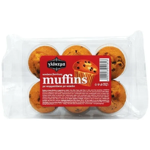 Muffins βανίλια / κακάο 210γρ