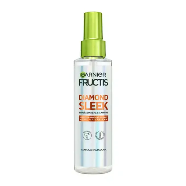 L'oreal Garnier Fructis Diamond Sleek Σπρέι Για Θαμπά Ξηρά Μαλλιά 150ml.