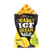 MINIMELTS Σορμπέ Μάνγκο Ice Cream Balls Vegan Χωρίς γλουτένη Χωρίς λακτόζη 72g
