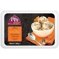 My Gusto Παγωτό Βανίλια Σιρόπι Καραμέλα & Καρύδια 580gr 900ml