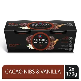 Go Protein Επιδόρπιο Με Βανίλια & Κακάο 2x170γρ.