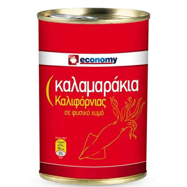 ECONOMY Καλαμαράκια Καλιφόρνιας σε Φυσικό Χυμό