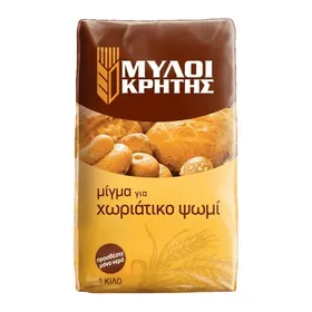 Αλεύρι για χωριάτικο ψωμί ΜΥΛΟΙ ΚΡΗΤΗΣ 1kg