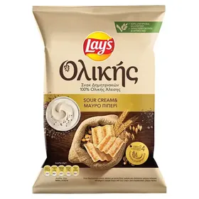 Chips LAY'S ολικής άλεσης αλάτι, πιπέρι 95γρ.