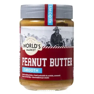 WORLD'S MARKET Φυστικοβούτυρο Απαλό 350g